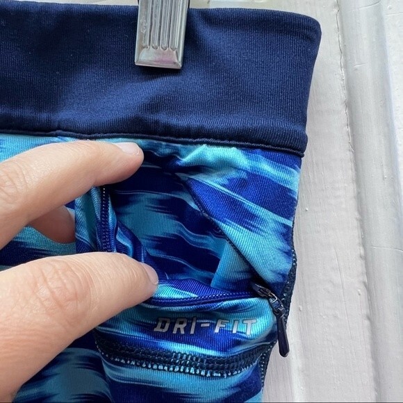 Nike spandex shorts blue women's large run fast live fearless running - Picture 4 of 5